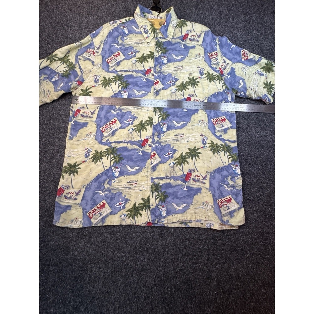 Vintage Mario Ferrari Men's Tropical Vacation Shirt - Large - Picture 3 of 5